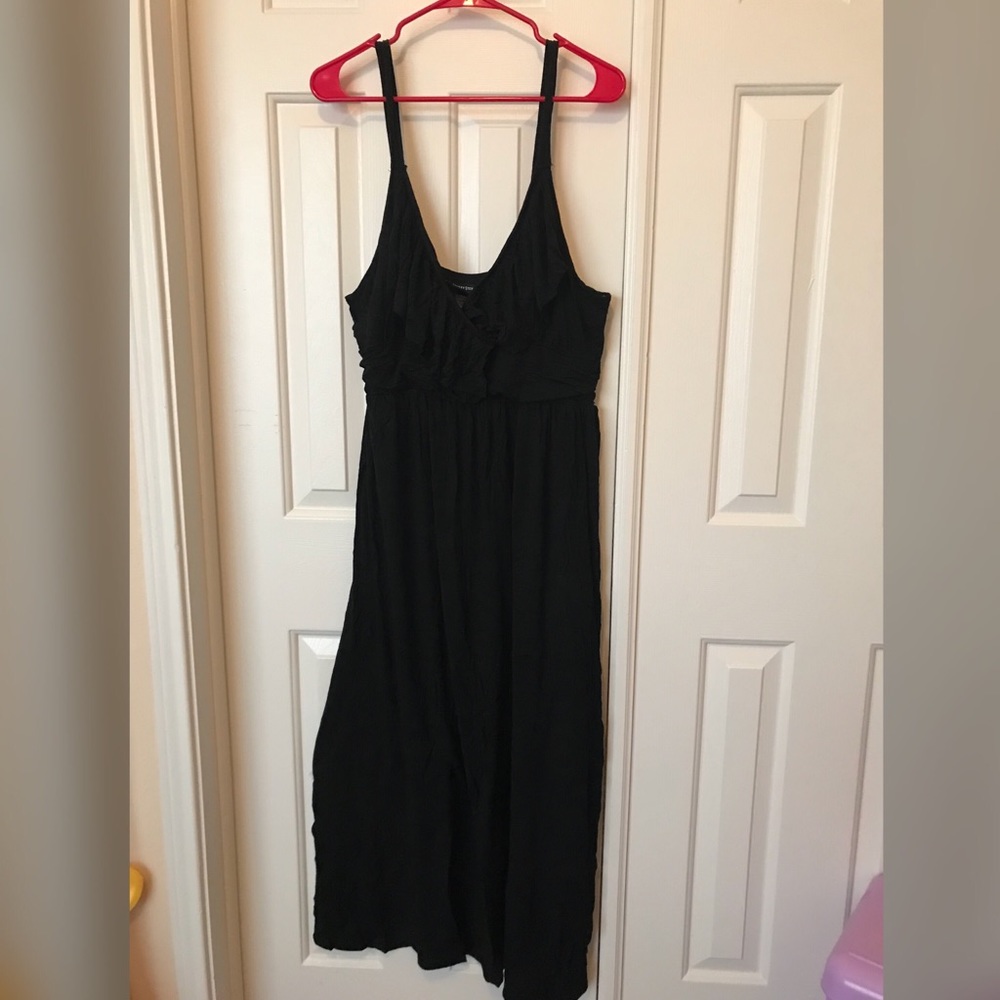 Black maxi dress